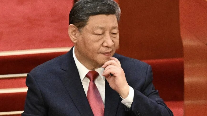 Chinese President Xi Jinping is pictured in Beijing on 10 March 2025 (Pedro Pardo/AFP)