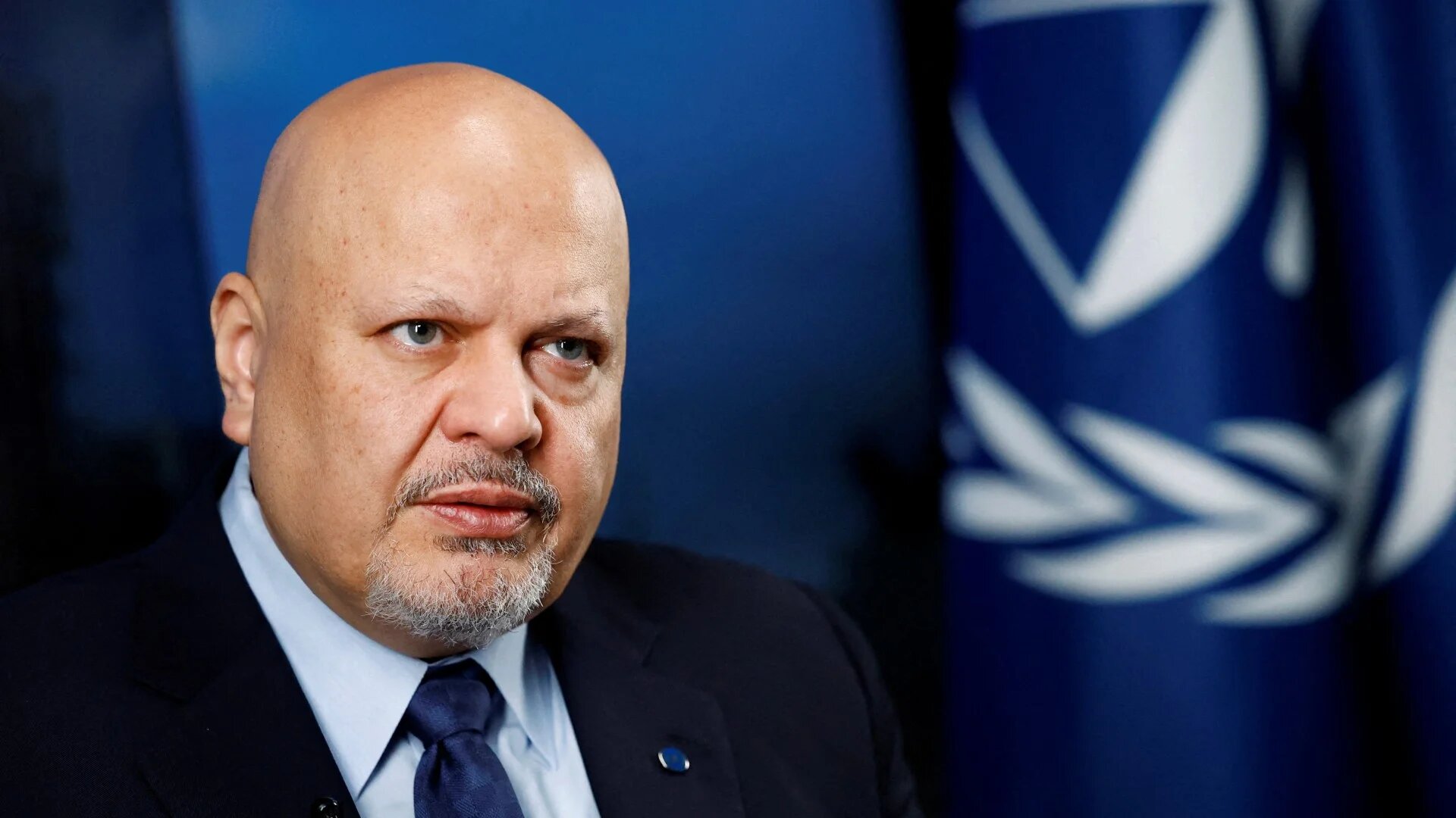 International Criminal Court Prosecutor Karim Khan in The Hague, Netherlands (Reuters/Piroschka van de Wouw/File Photo)