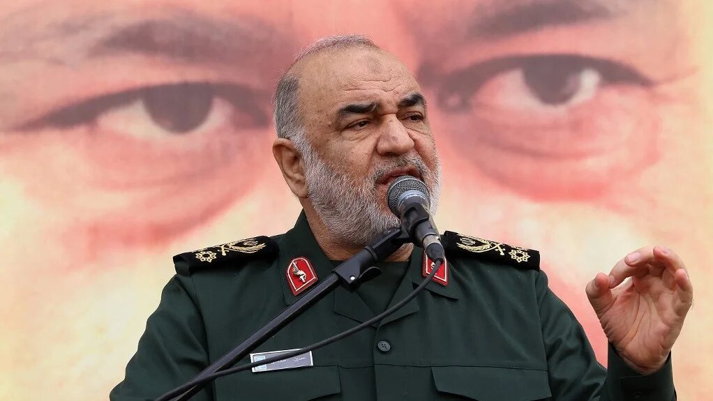 Head of Iran's Islamic Revolutionary Guard Corps Major Hossein Salami 