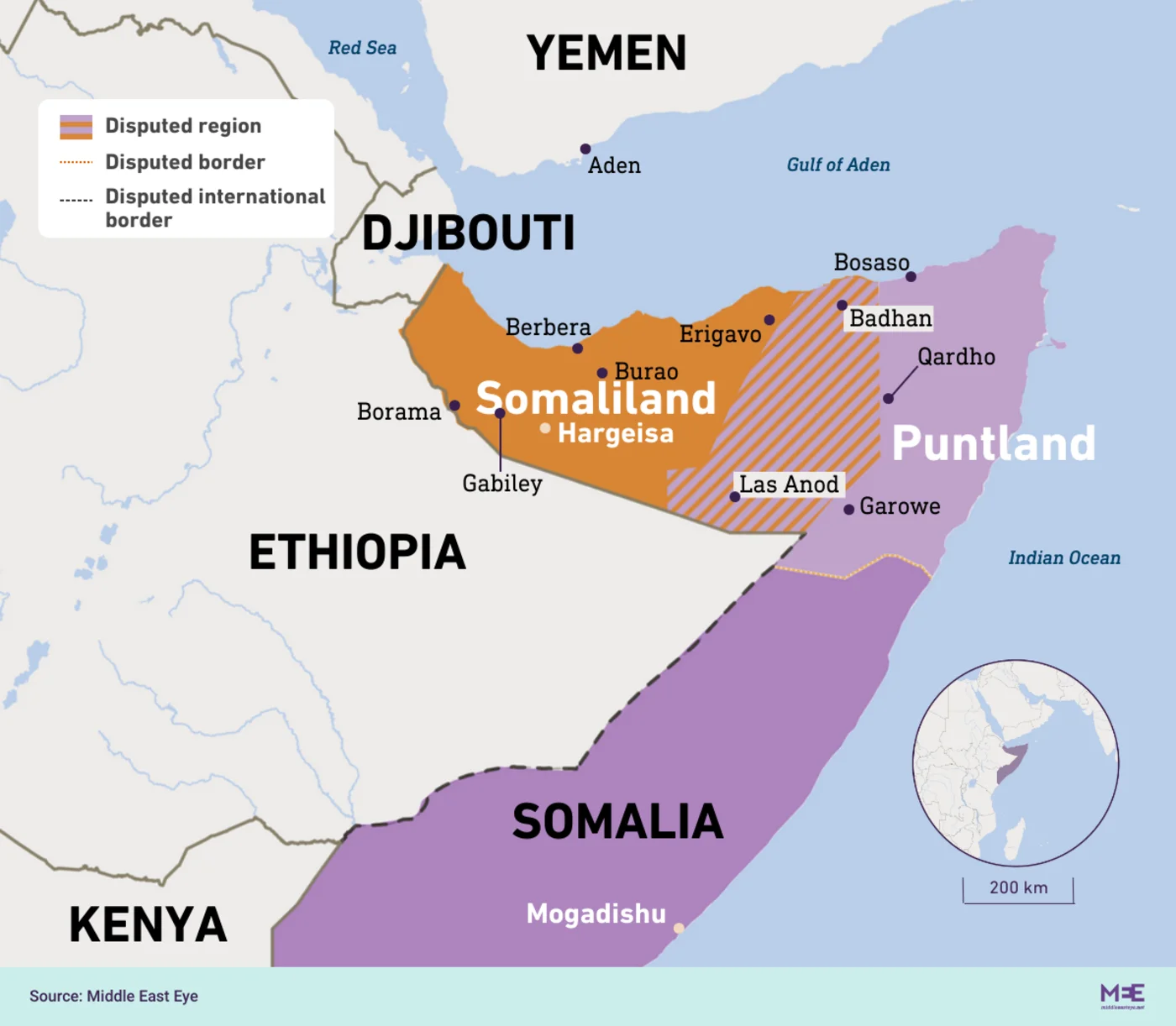 somaliland map